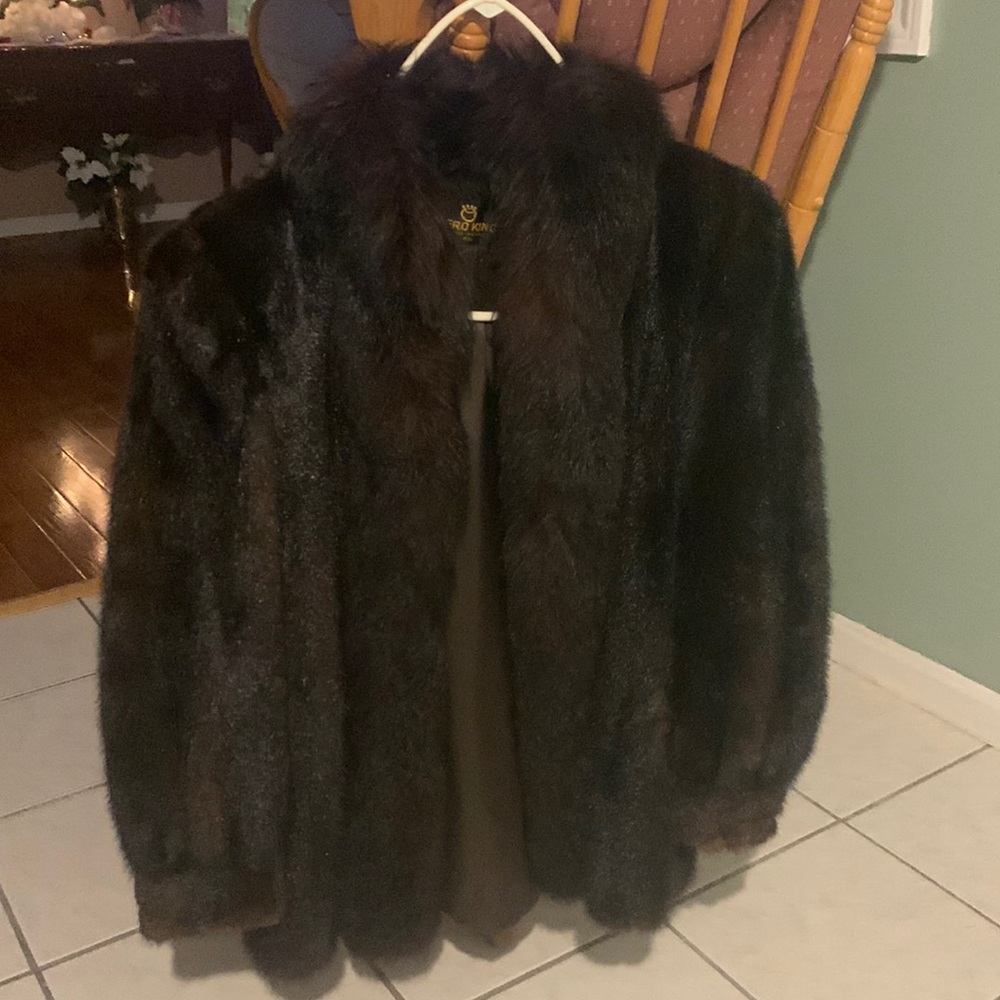 1970s Real mink fur coat